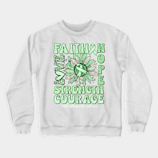 Human Papilloma Virus Awareness - Sunflower strong faith love Crewneck Sweatshirt